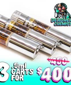 Buy Deadhead Chemist DMT 3 Cartridges Deal .5mL